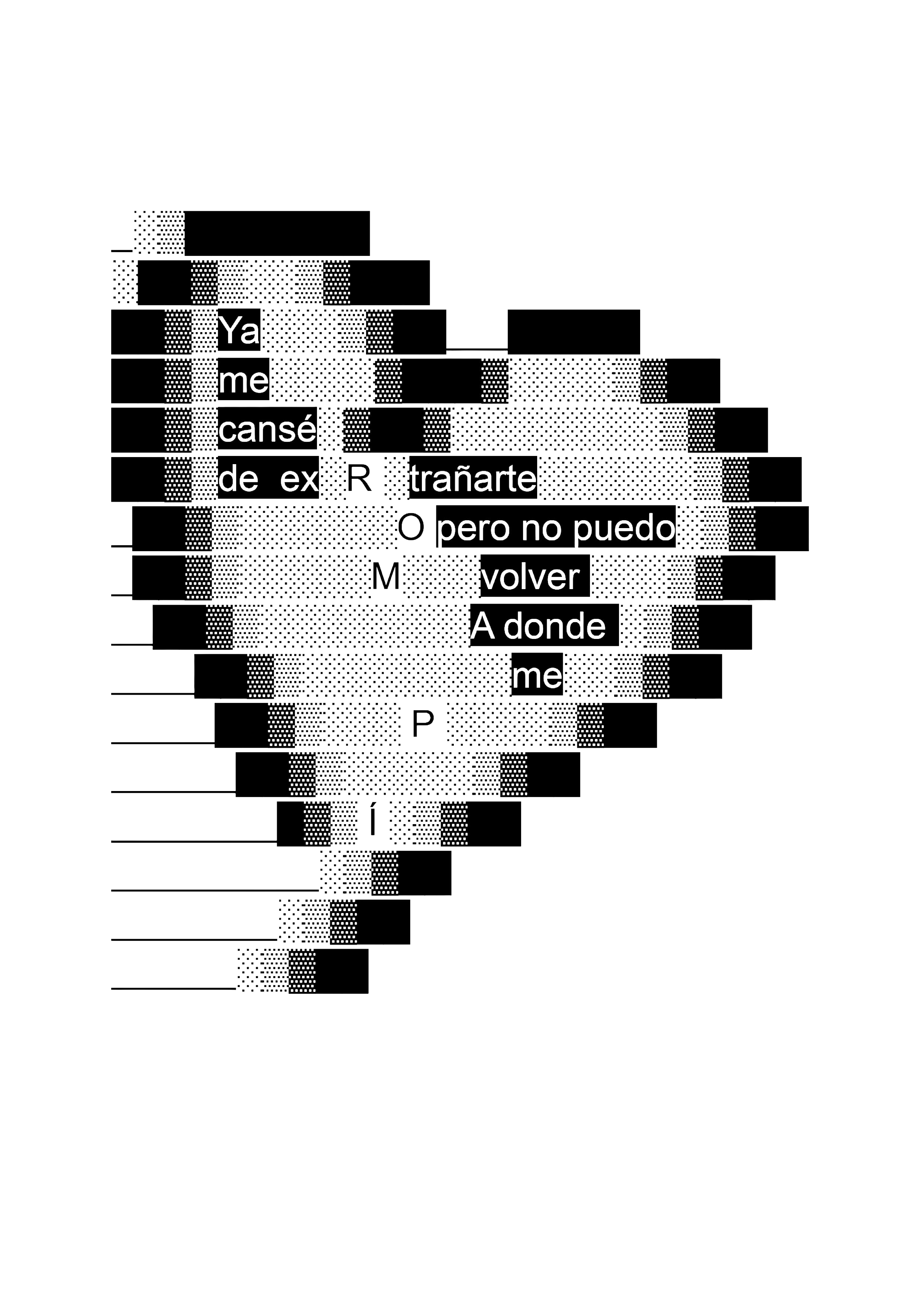 text heart