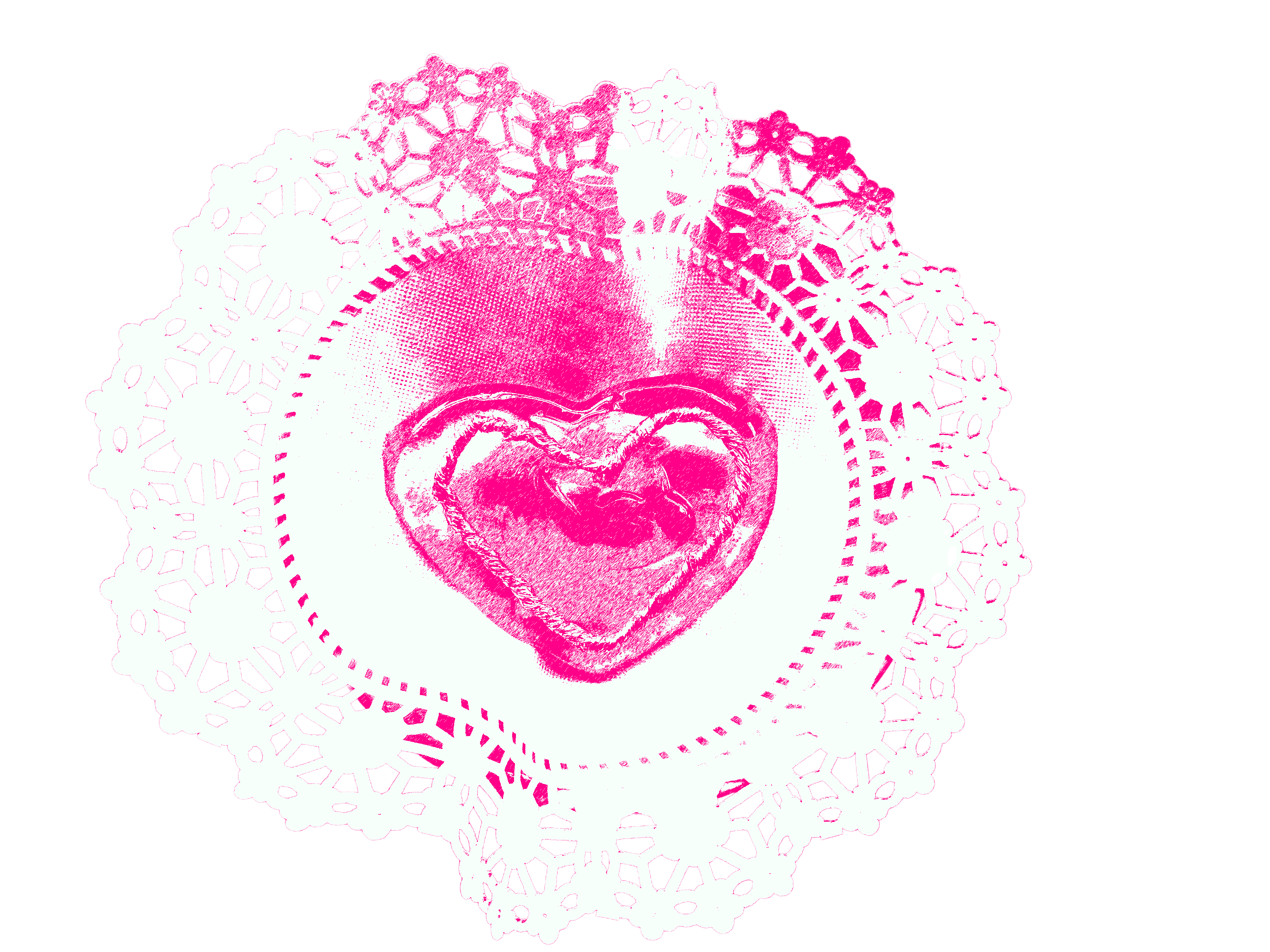 pink jelly heart